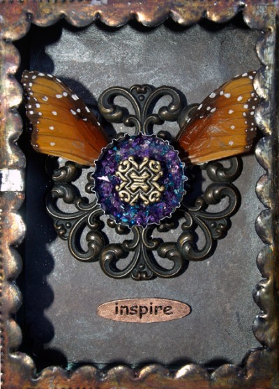 Altered Tin Shrine by Emily M. Miller